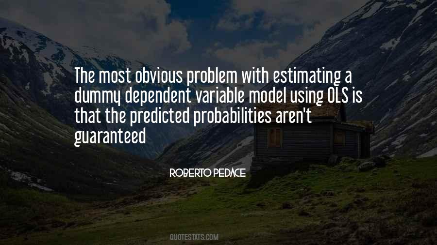 Quotes About Probabilities #650210