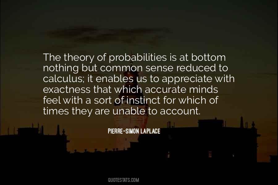 Quotes About Probabilities #786018