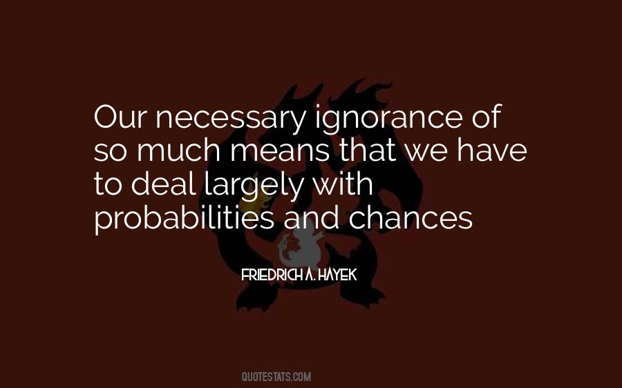 Quotes About Probabilities #937102