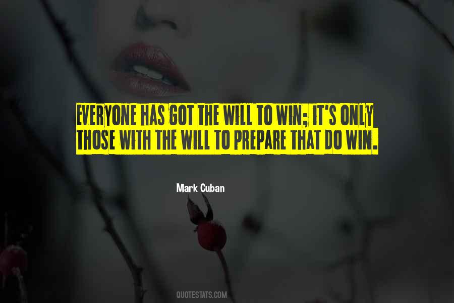 Quotes About The Will To Win #317207