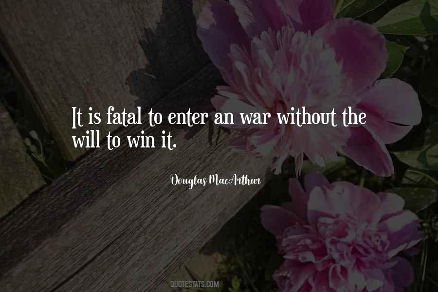 Quotes About The Will To Win #821154