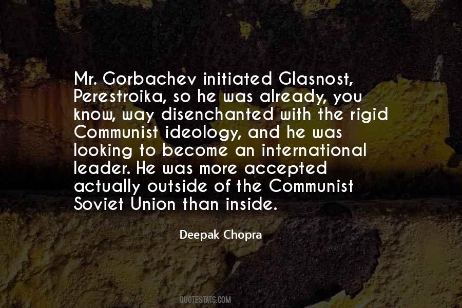 Quotes About Glasnost #1698300