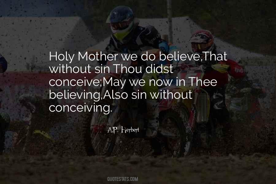 Holy Mother Quotes #461849