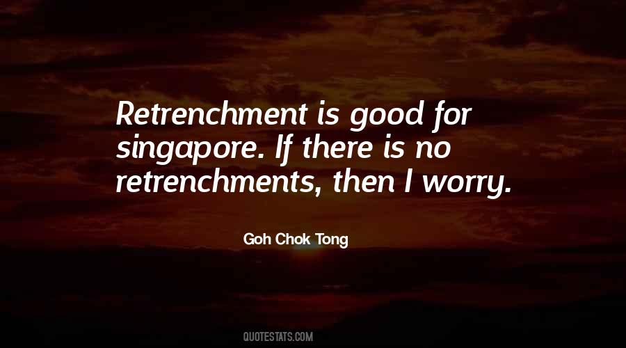 Quotes About Retrenchment #1492267