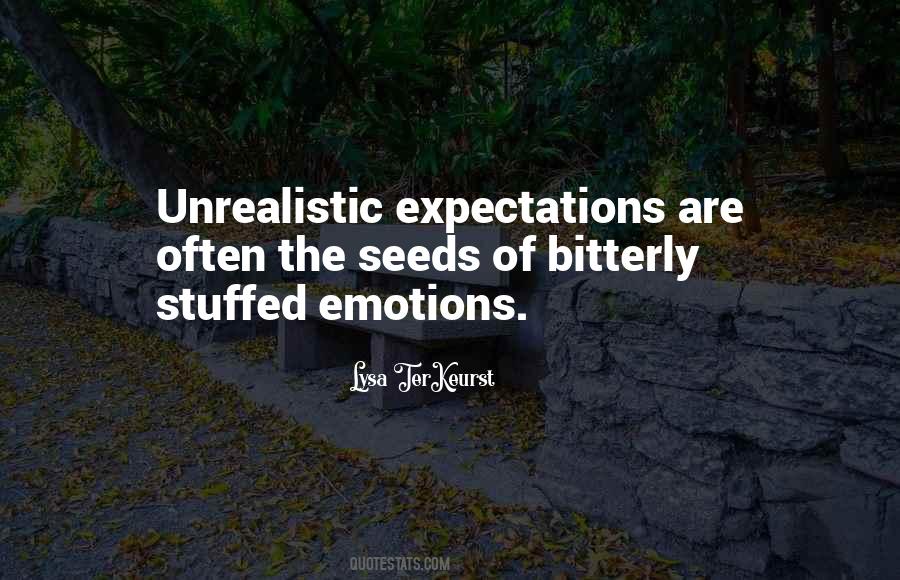 Top 33 Quotes About Unrealistic Expectations: Famous Quotes & Sayings