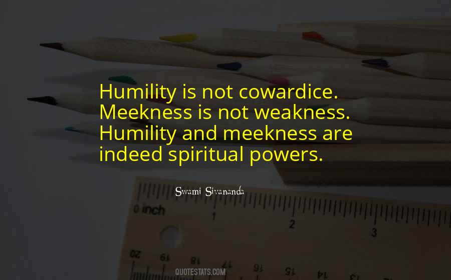 Quotes About Meekness #1246485