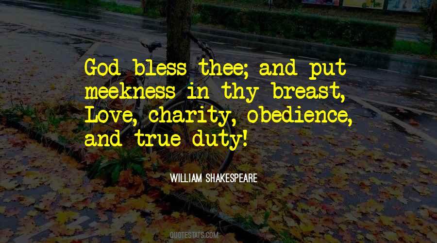 Quotes About Meekness #1270219