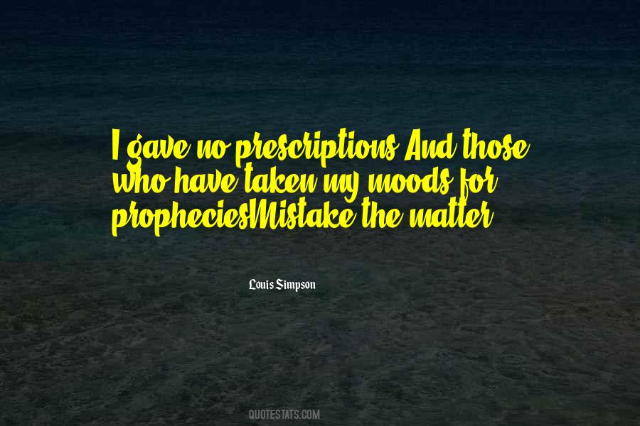 Quotes About Prescriptions #1520422