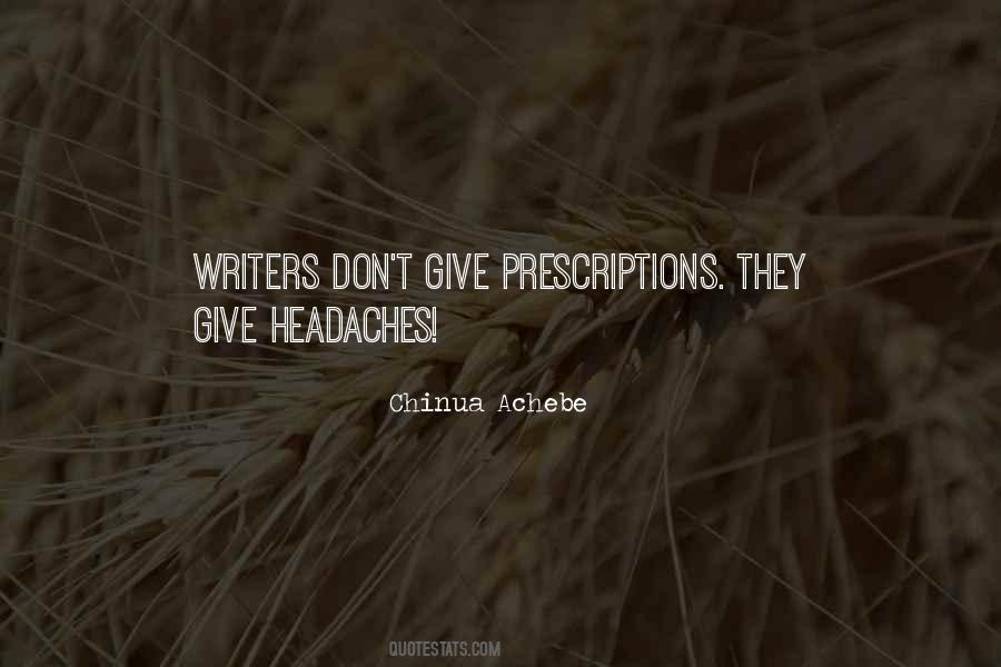 Quotes About Prescriptions #1561667