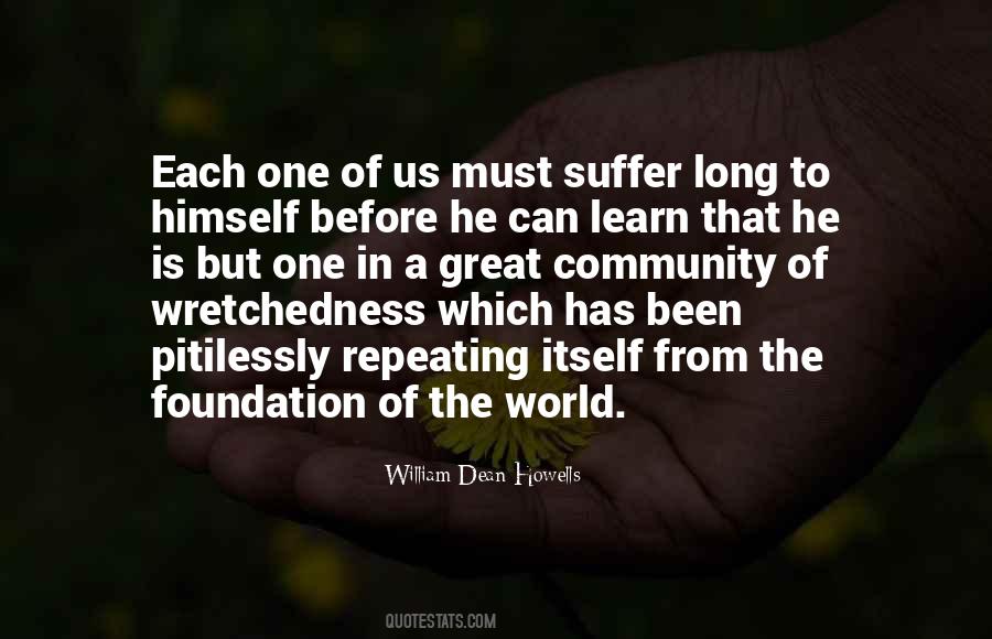 Quotes About Wretchedness #1013449