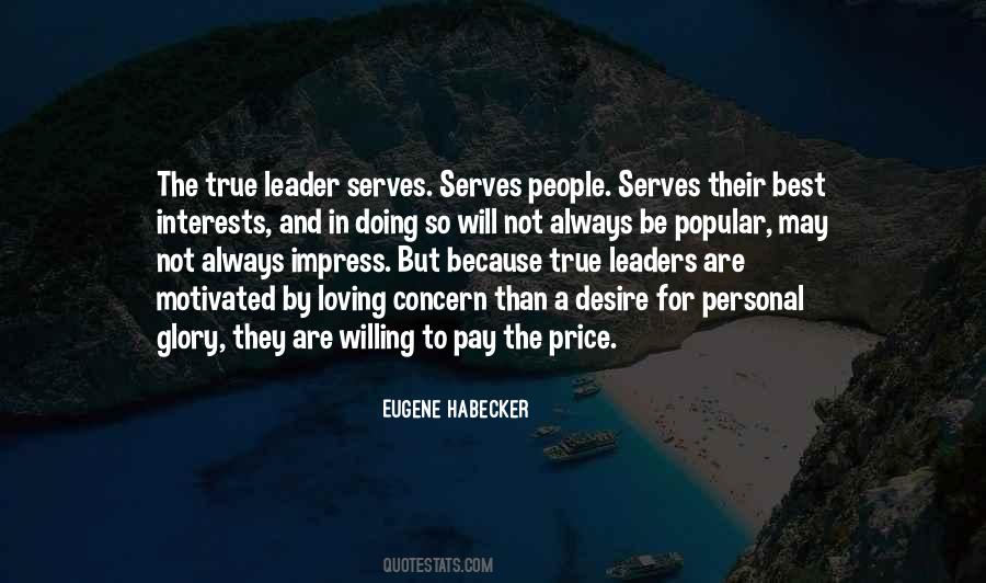 True Leader Quotes #1354181