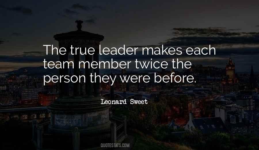 True Leader Quotes #1507677