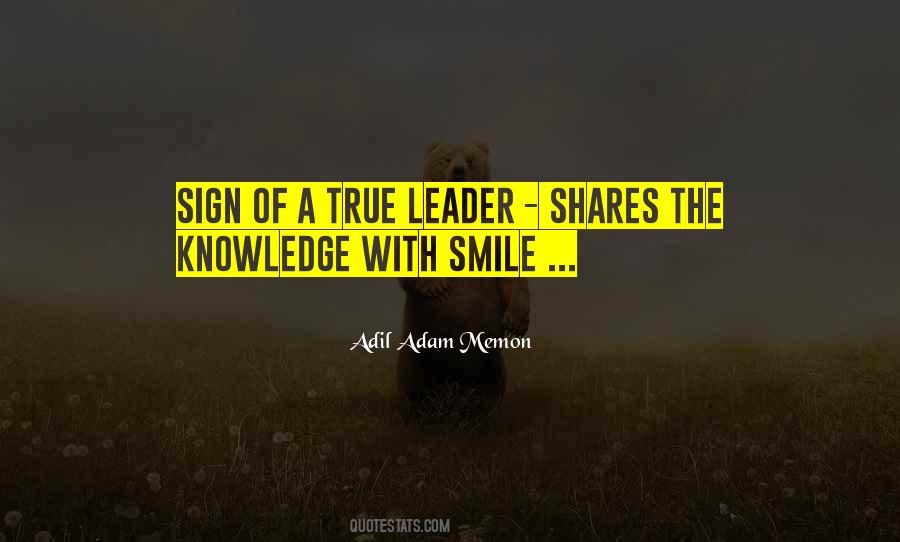 True Leader Quotes #298704