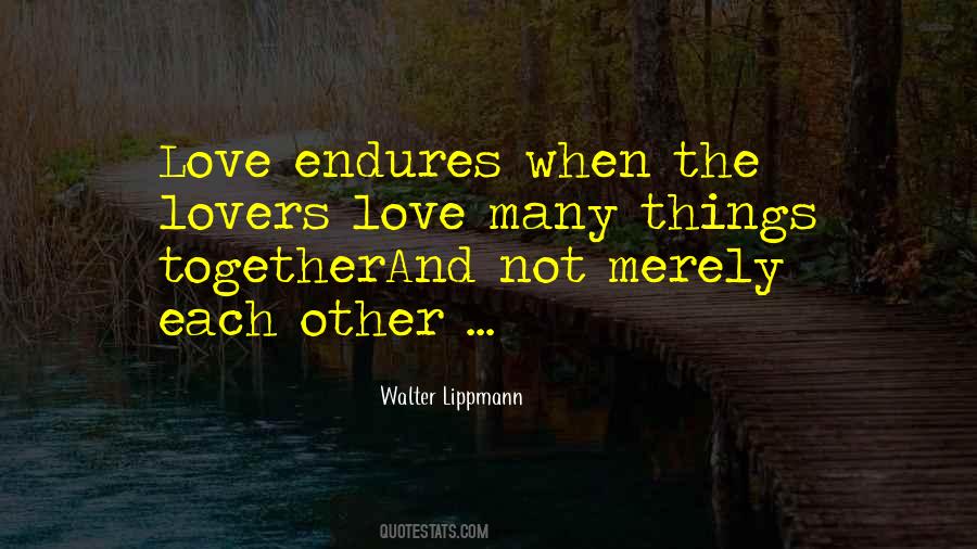 Quotes About Lovers Together #1724753
