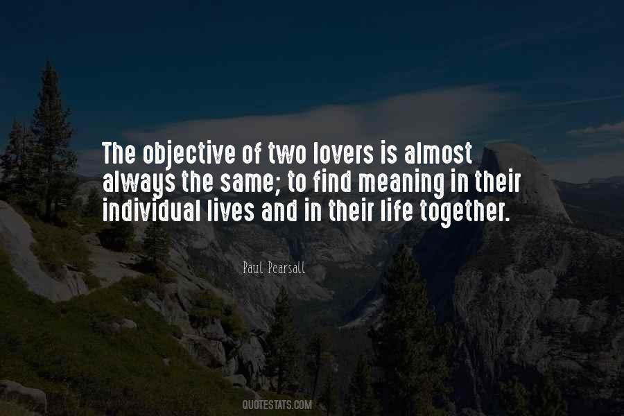 Quotes About Lovers Together #873270