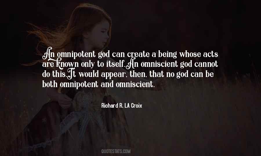 Quotes About Omnipotent #1166651