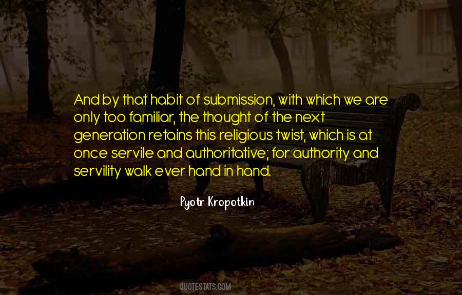 Quotes About Submission To Authority #1842506
