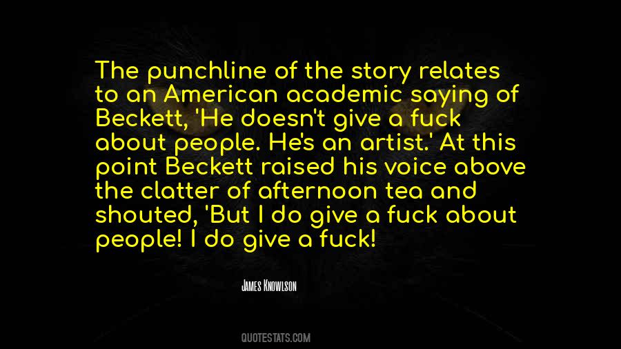 Quotes About Beckett #1303781