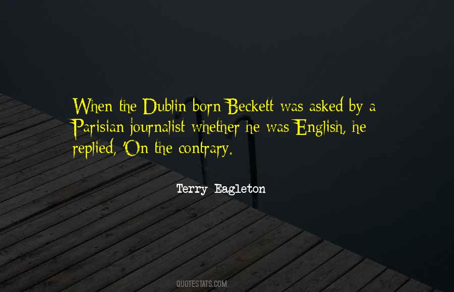 Quotes About Beckett #1311965