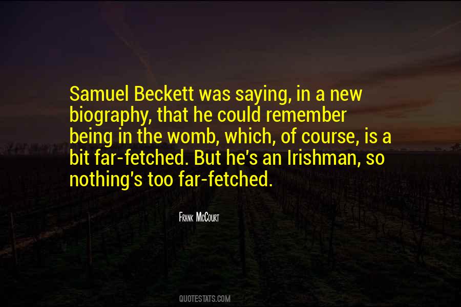 Quotes About Beckett #938903