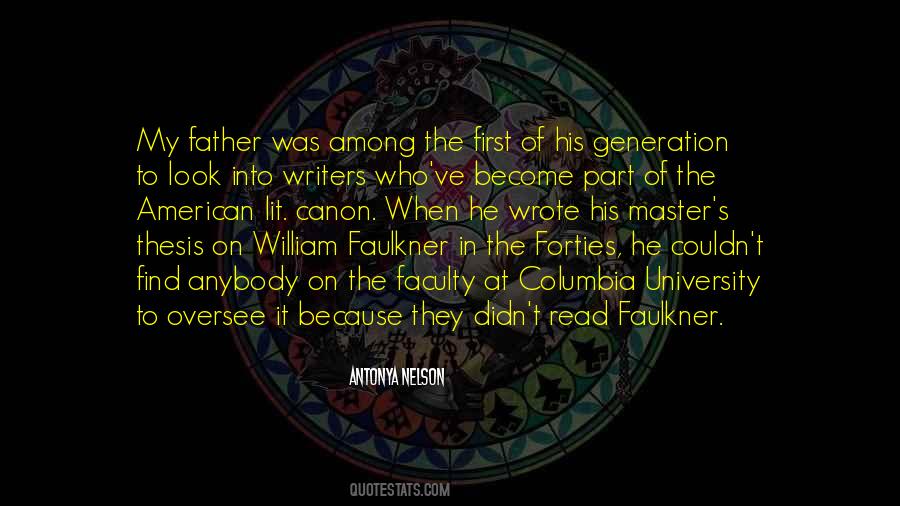 Quotes About Faulkner #435005