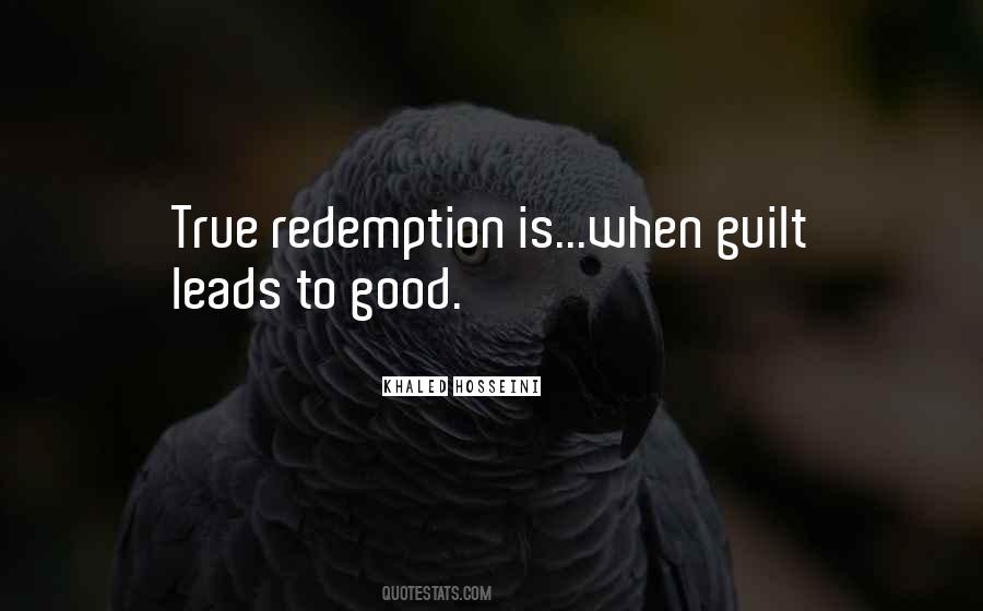 Quotes About Guilt And Redemption #610112