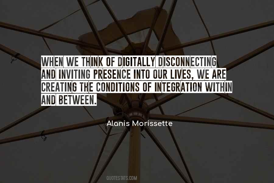 Quotes About Disconnecting #461107