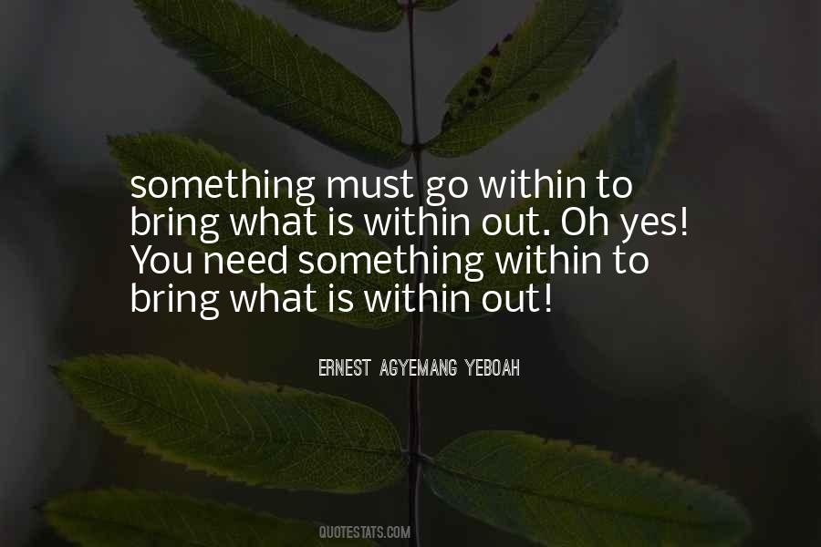 Go Within Quotes #1270958