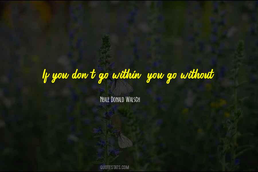 Go Within Quotes #244903