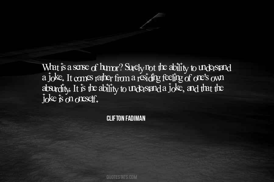 Ability To Understand Quotes #1307595