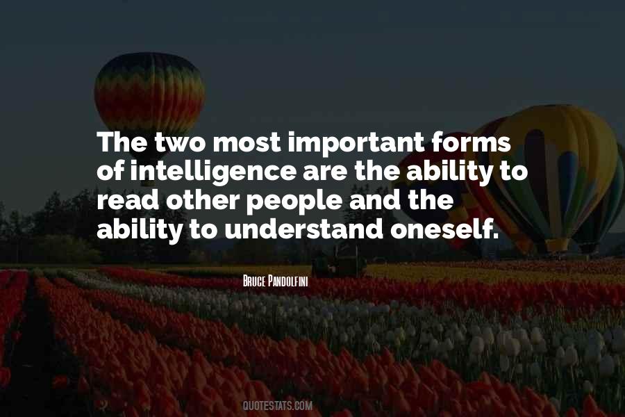 Ability To Understand Quotes #747805