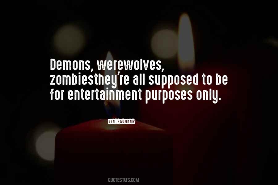 Quotes About Werewolves #1522234