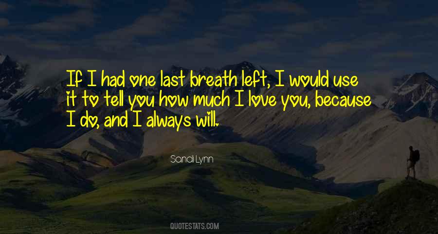 Quotes About I Love You Because #129116