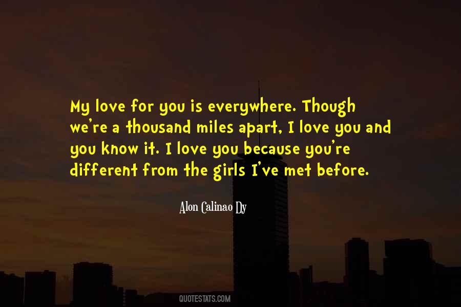 Quotes About I Love You Because #757418