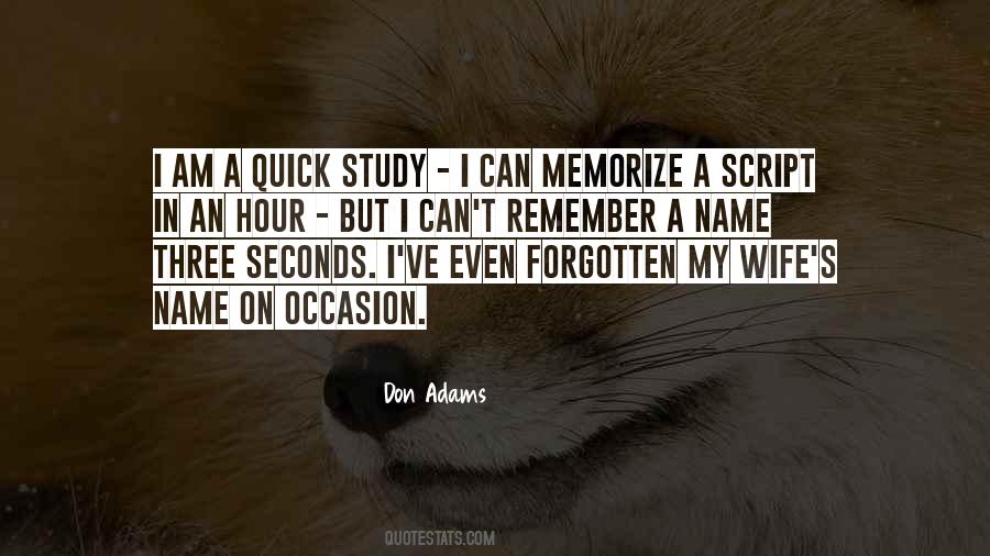Quotes About Memorize #234795