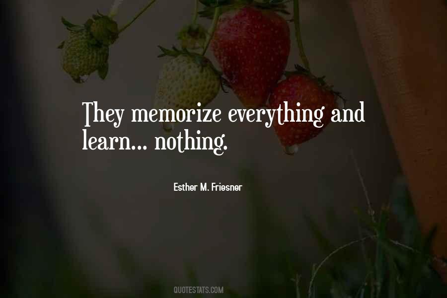 Quotes About Memorize #391765