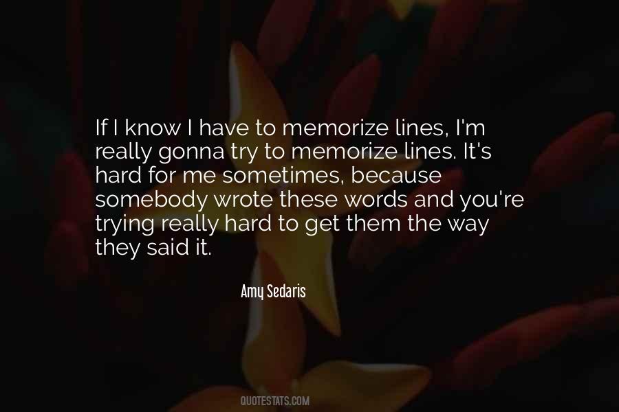Quotes About Memorize #587039