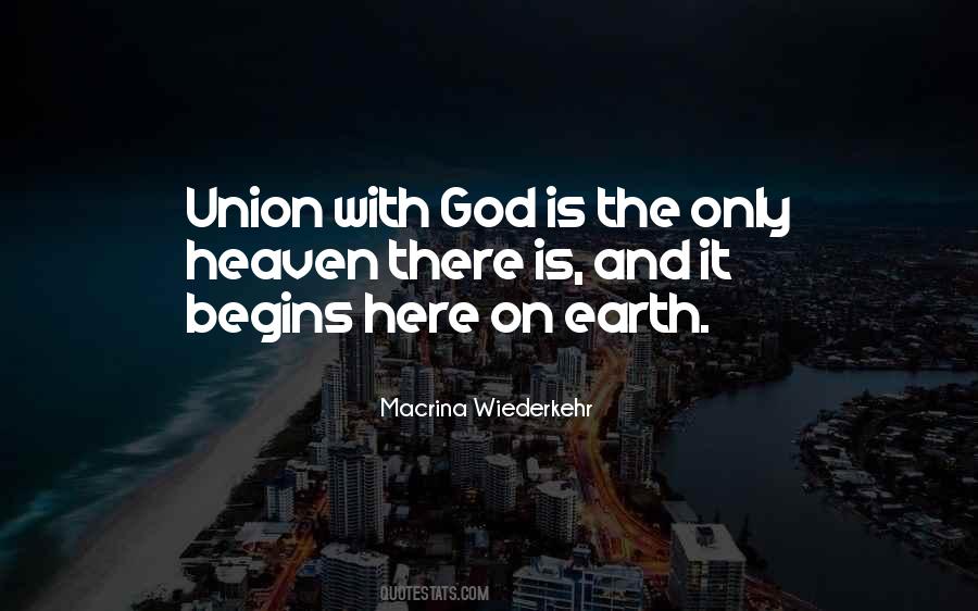 Union With God Quotes #824038