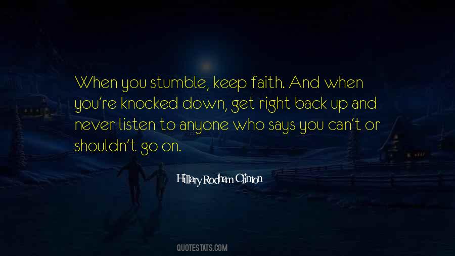 You Stumble Quotes #145014