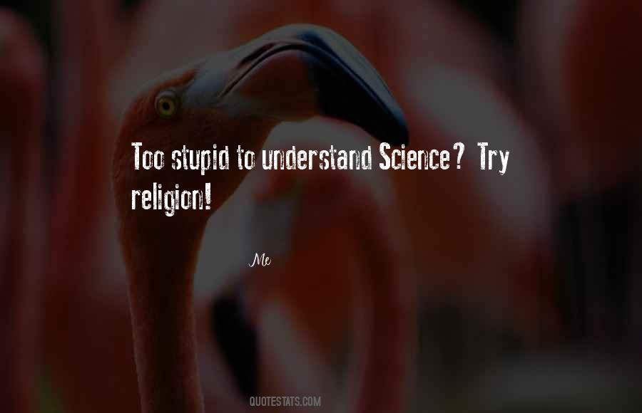 Science Religion Quotes #141230