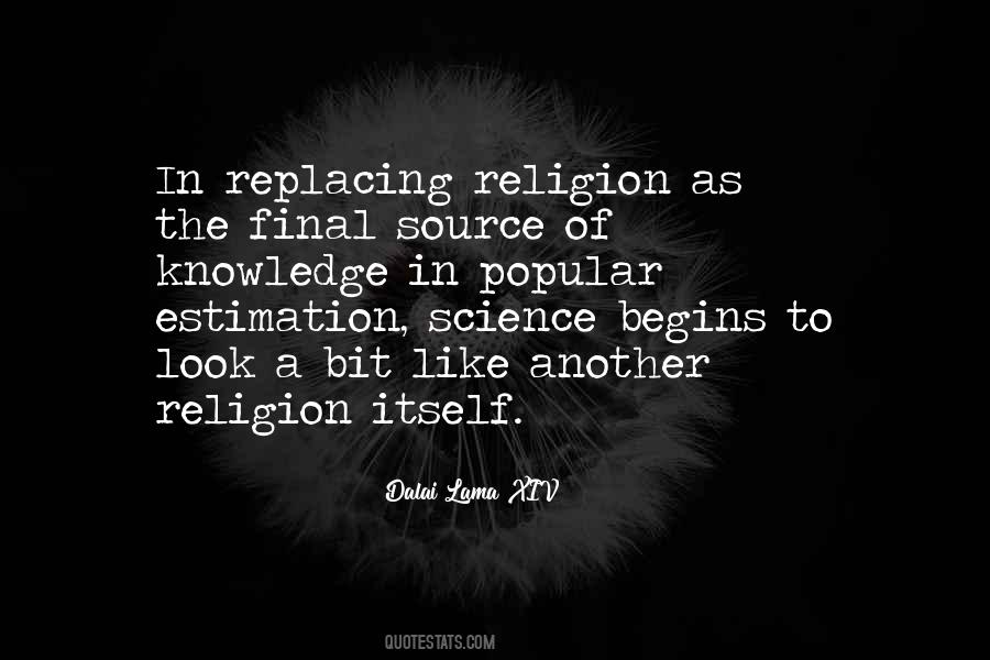 Science Religion Quotes #91754