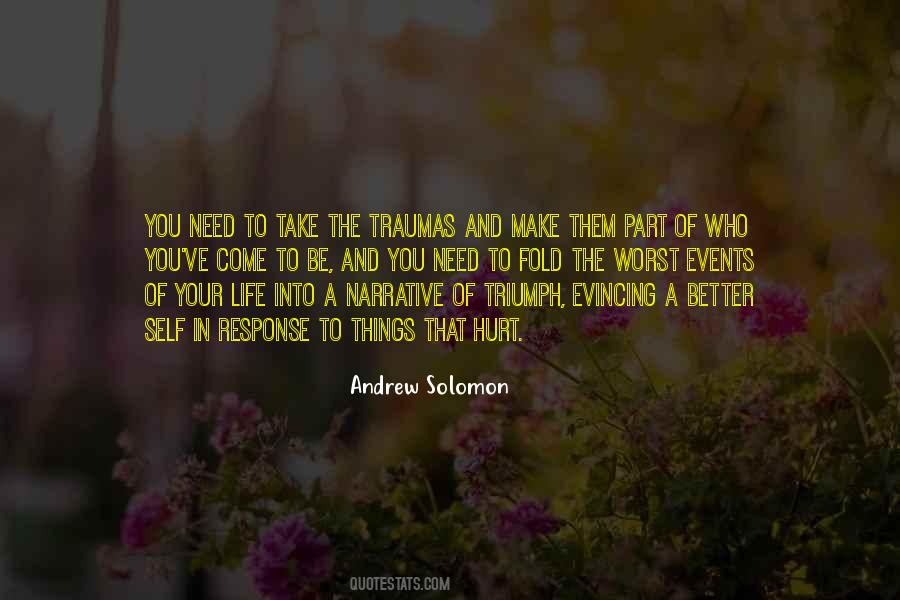 Quotes About Traumas #242343
