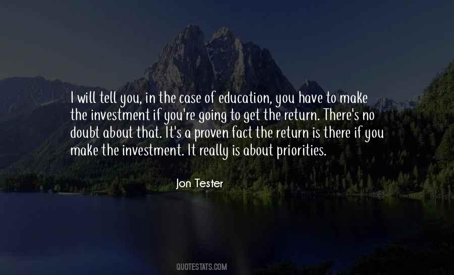 Quotes About Investment In Education #389942