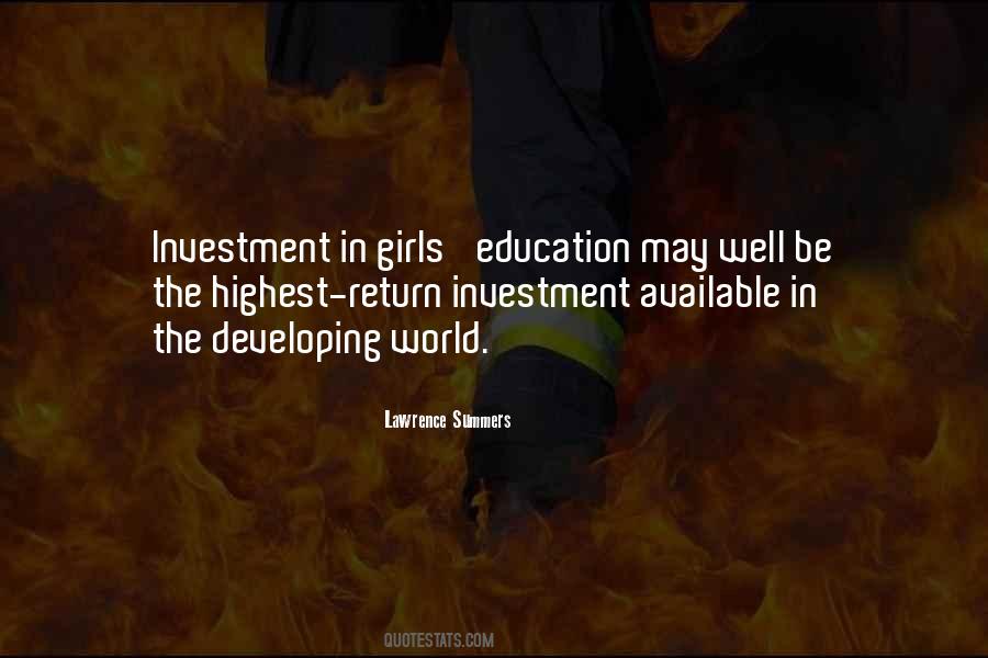 Quotes About Investment In Education #730490