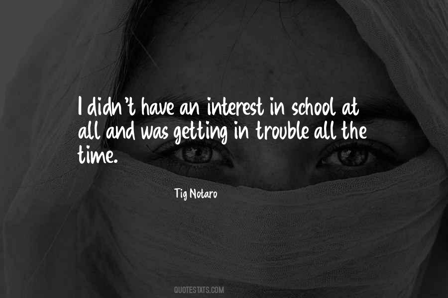 In Trouble Quotes #1346299