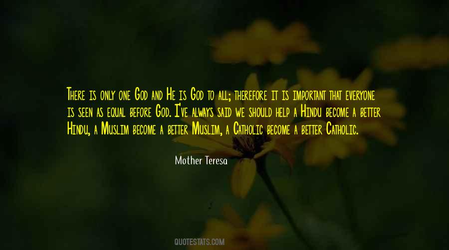 Quotes About Only One God #862211
