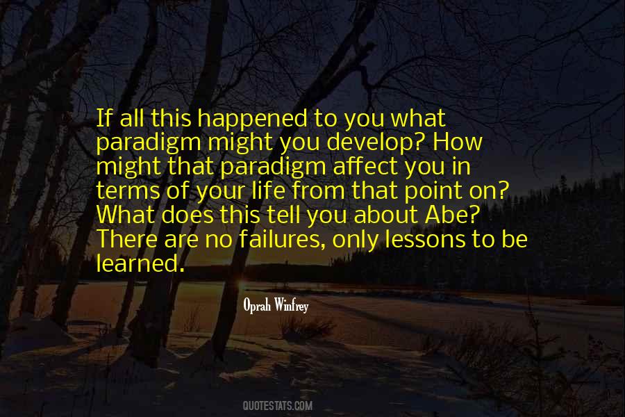 Quotes About Learned Lessons #11415