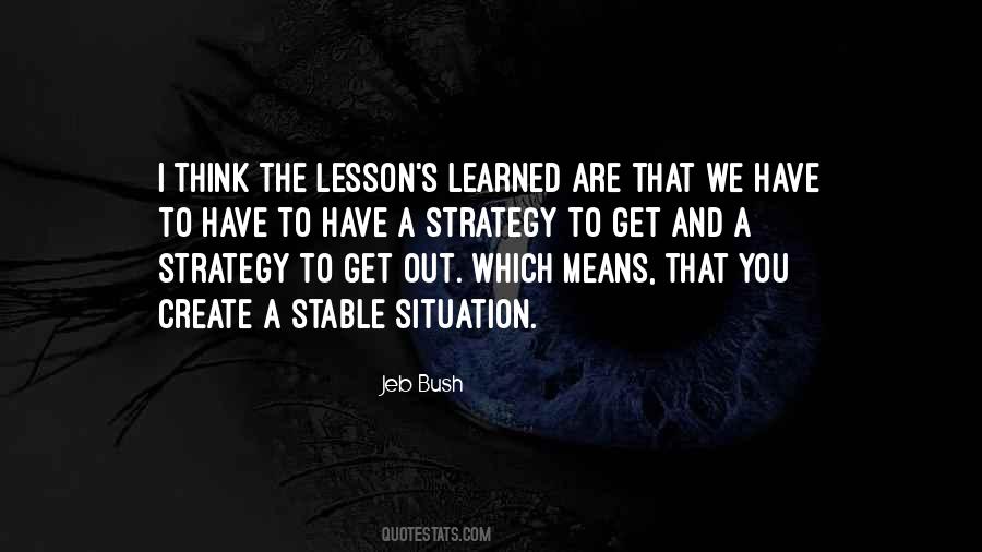Quotes About Learned Lessons #236474