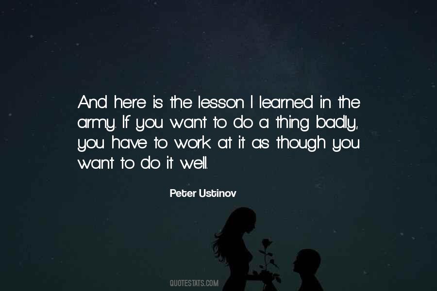 Quotes About Learned Lessons #59358