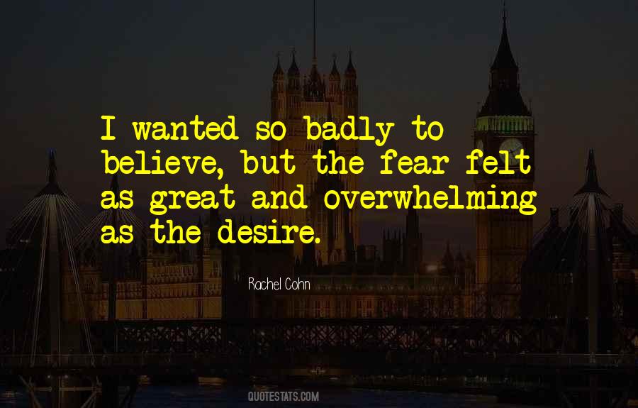 Quotes About The Desire #1727532